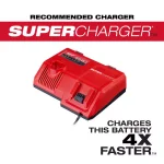 Milwaukee M18 REDLITHIUM HIGH OUTPUT XC6.0 18V 6.0 Ah Lithium-Ion Battery Pack thumbnail 4
