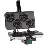CucinaPro Piccolo 4-Slice Stainless Steel Pizzelle Waffle Maker thumbnail 1