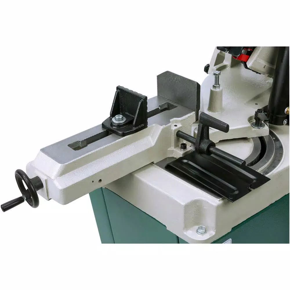 Grizzly Industrial 5" x 6" Metal-Cutting Horizontal Bandsaw with 60° Swivel Head