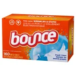 Bounce Fabric Softener Dryer Sheets, Fresh Linen Scent, 160-Count thumbnail 2