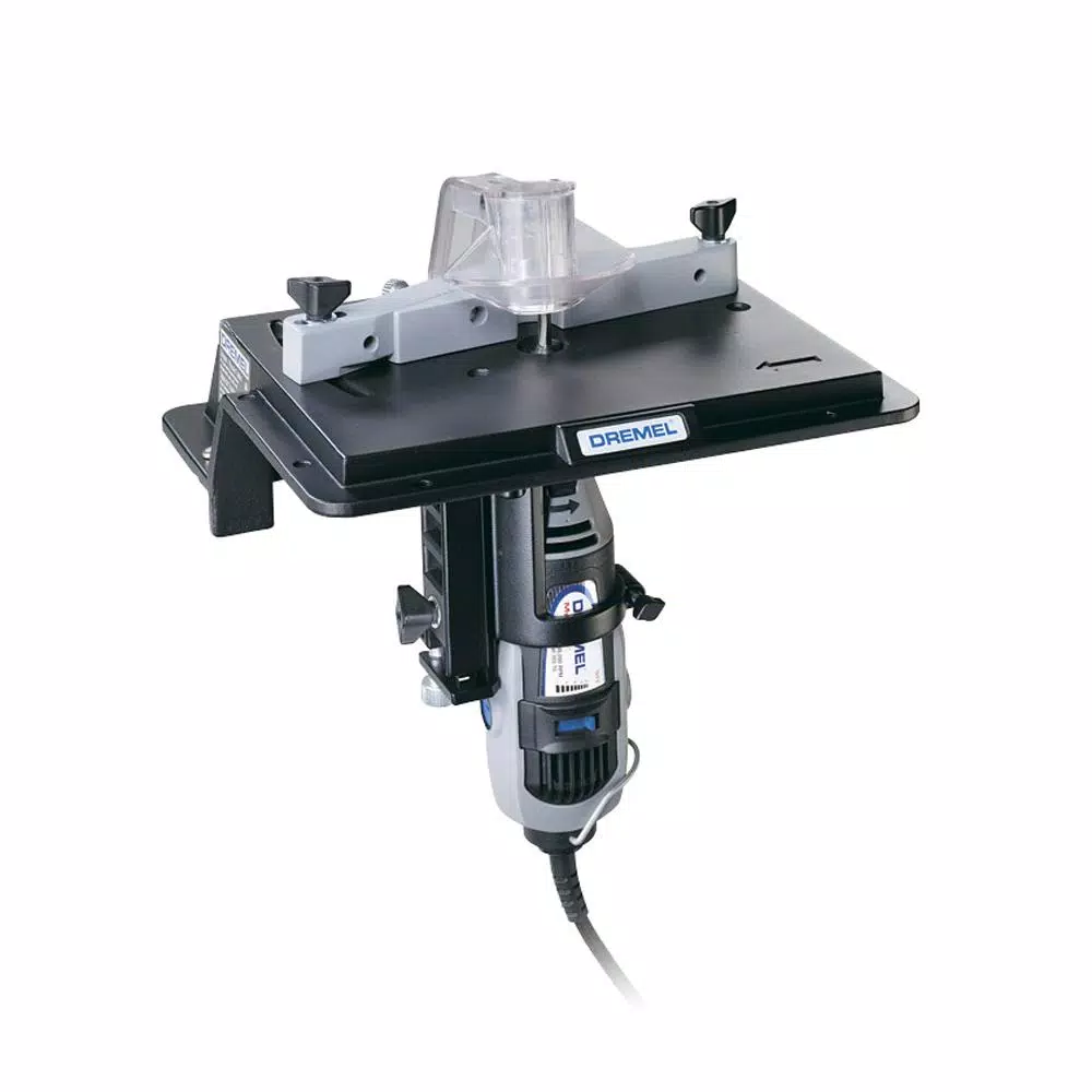 Dremel Plunge Router Attachment and Shaper/Router Table Set for Woodworking