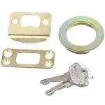 Baldwin Prestige Avendale Single Cylinder Handleset with Alcott Knob, Lifetime Polished Brass, SmartKey Security thumbnail 3