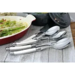 French Home Laguiole 5-Piece Hostess Flatware Serving Set - Faux Ivory thumbnail 3