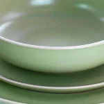GIBSON elite Gibson Serenade 16-Piece Green Round Stoneware Dinnerware Set thumbnail 7