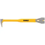 DEWALT 18 in. Precision Pry Bar with Claw and 2.5 in. Blade for Shingles, Sheathing, and Siding thumbnail 1