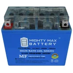 MIGHTY MAX BATTERY Mighty Max YTX12-BS 12V 10Ah 180 CCA Gel Rechargeable Sealed Lead Acid (SLA) Powersport Battery thumbnail 2