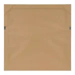 DesignOvation Bosc White Fabric Pinboard Framed Linen Memo Board, 31.5 x 31.5 in thumbnail 4