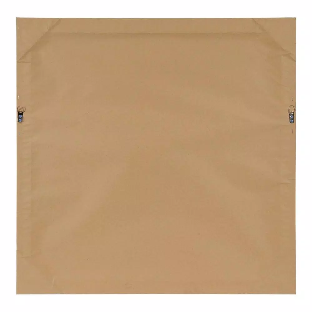 DesignOvation Bosc White Fabric Pinboard Framed Linen Memo Board, 31.5 x 31.5 in