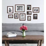 Kate and Laurel Bordeaux Brown Gallery Wall Picture Frame Set, 10-Piece Collection thumbnail 7