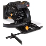 WEN 4.2 Amp 3-3/8 in. Plunge Cut Compact Circular Saw with Laser Guide and Carrying Case thumbnail 5