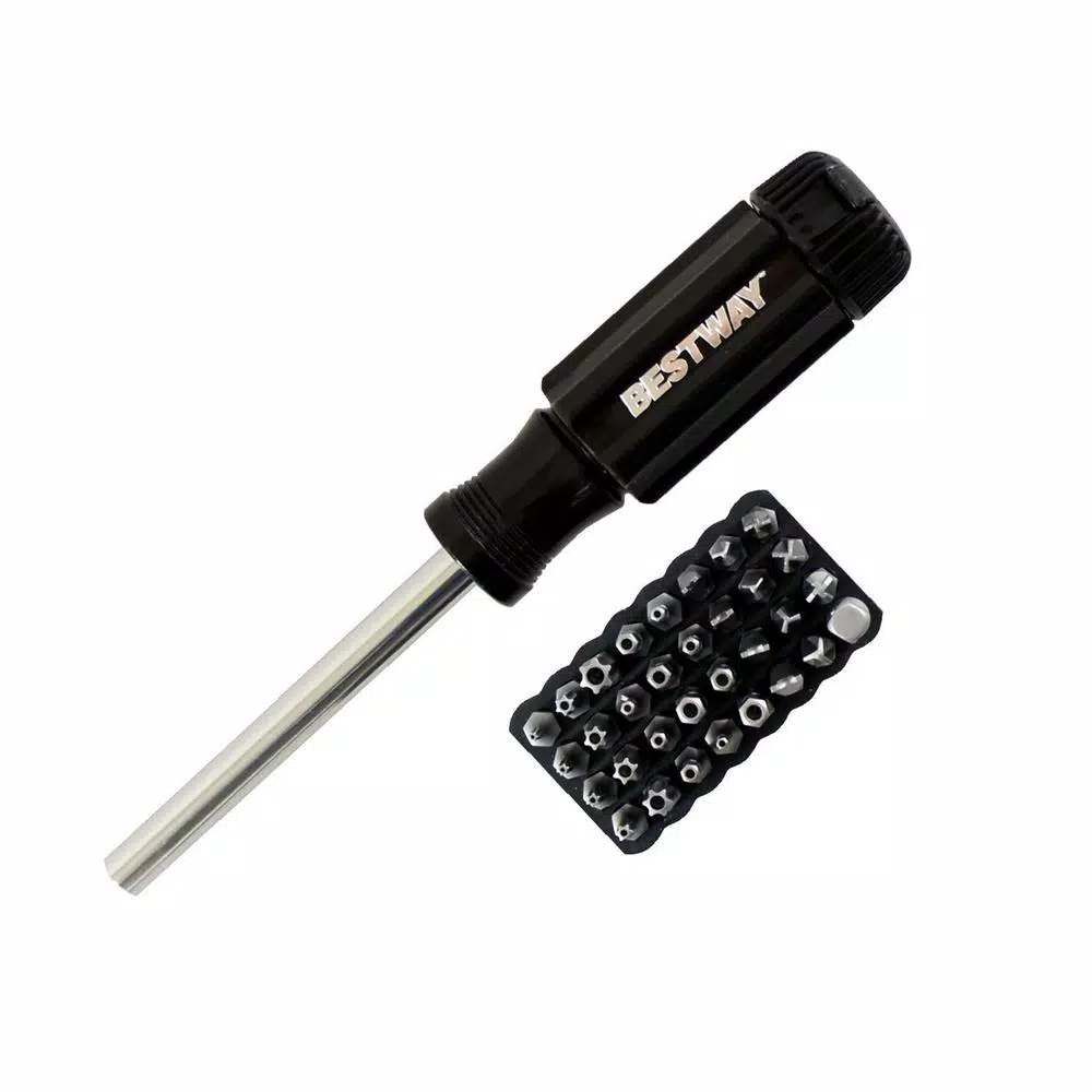 Best Way Tools 32-Piece Magnetic Tamper Proof Security Screwdriver Set with S2 Steel Bits