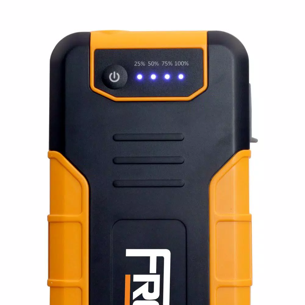 Freeman 800 Amp Compact Lithium-Ion Portable Jump Starter and Power Bank with Case