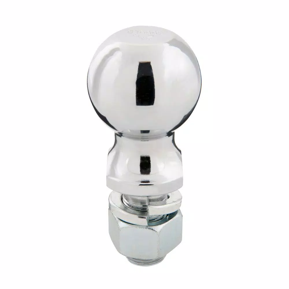 TowSmart 6,000 lb. Capacity Chrome Hitch Ball, 2-5/16 in. Diameter, 1 in. x 2 in. Shank
