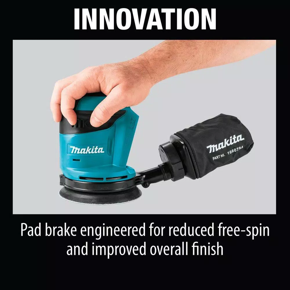 Makita 18V LXT Cordless 5 in. Random Orbit Sander, Tool-Only (XOB01Z)