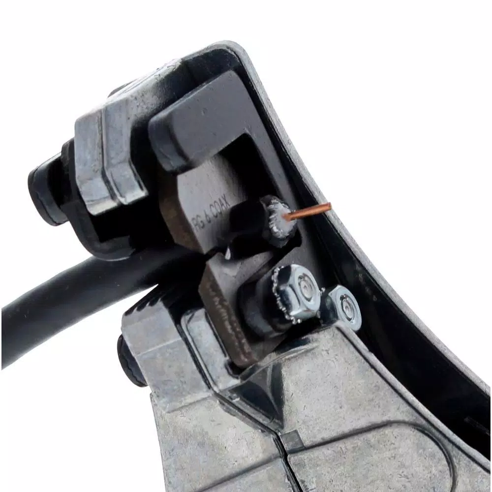 Ideal Stripmaster RG-6 Coaxial Cable Stripper, Heavy Duty Zinc Die Cast Hand Tool
