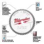 Milwaukee 9 in. x 48T Carbide Metal Cutting Circular Saw Blade thumbnail 3