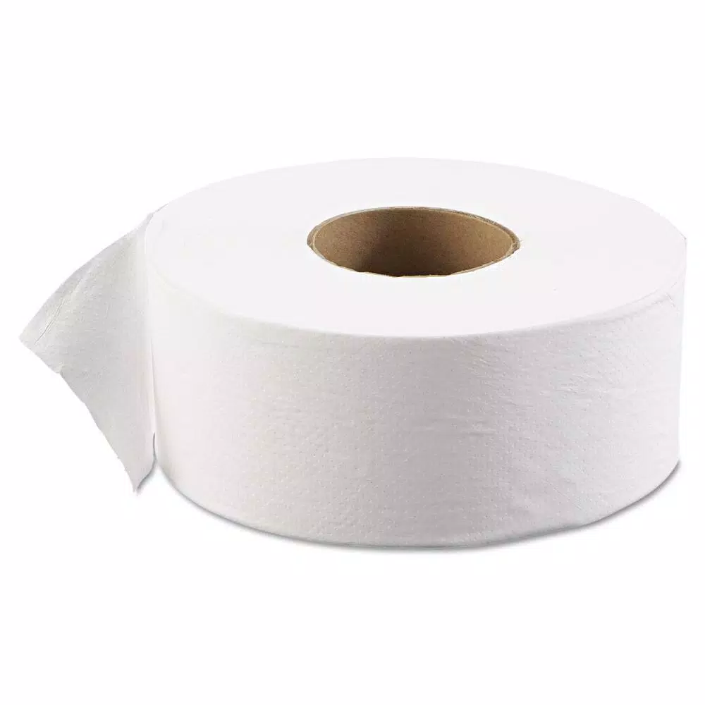 Boardwalk White 1-Ply Junior Jumbo Roll Bath Tissue, 2000 ft., 12-Pack