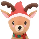 Home Accents Holiday 3.5 ft. Pre-Lit Airblown Inflatable Reindeer with LED Lights, Outdoor Holiday Decoration thumbnail 2
