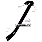 Vaughan B215H 15 in. Steel Hook Bar Nail Puller Pry Bar thumbnail 7