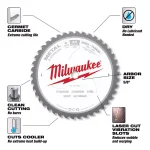 Milwaukee 8 in. 42T Carbide Metal & Stainless Steel Circular Saw Blade thumbnail 3