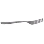 Unbranded Hammered Finish Silver 18/0 Stainless Steel Dinner Fork Set, 4-Piece thumbnail 3