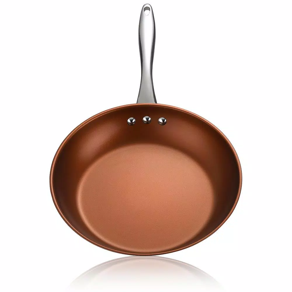 Ozeri Earth Pan ETERNA 12 in. Stainless Steel Nonstick Frying Pan, Bronze