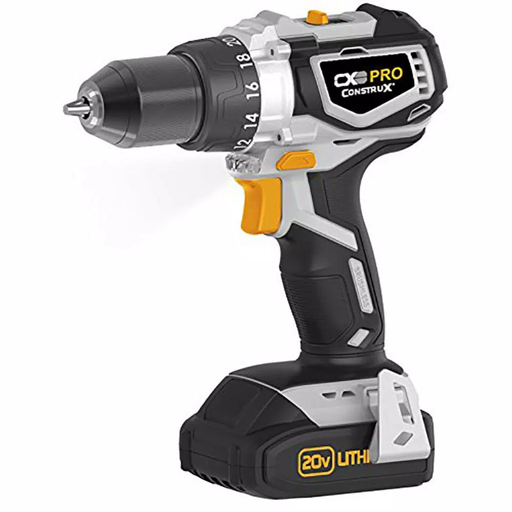 Unbranded CX Pro 20V Max Brushless Cordless 1/2 in. Drill Driver Kit with 2 Ah Battery and Charger