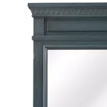 Home Decorators Collection Cailla 60 in. W x 32 in. H Rectangular Framed Bathroom Vanity Mirror - Distressed Blue Fog thumbnail 3