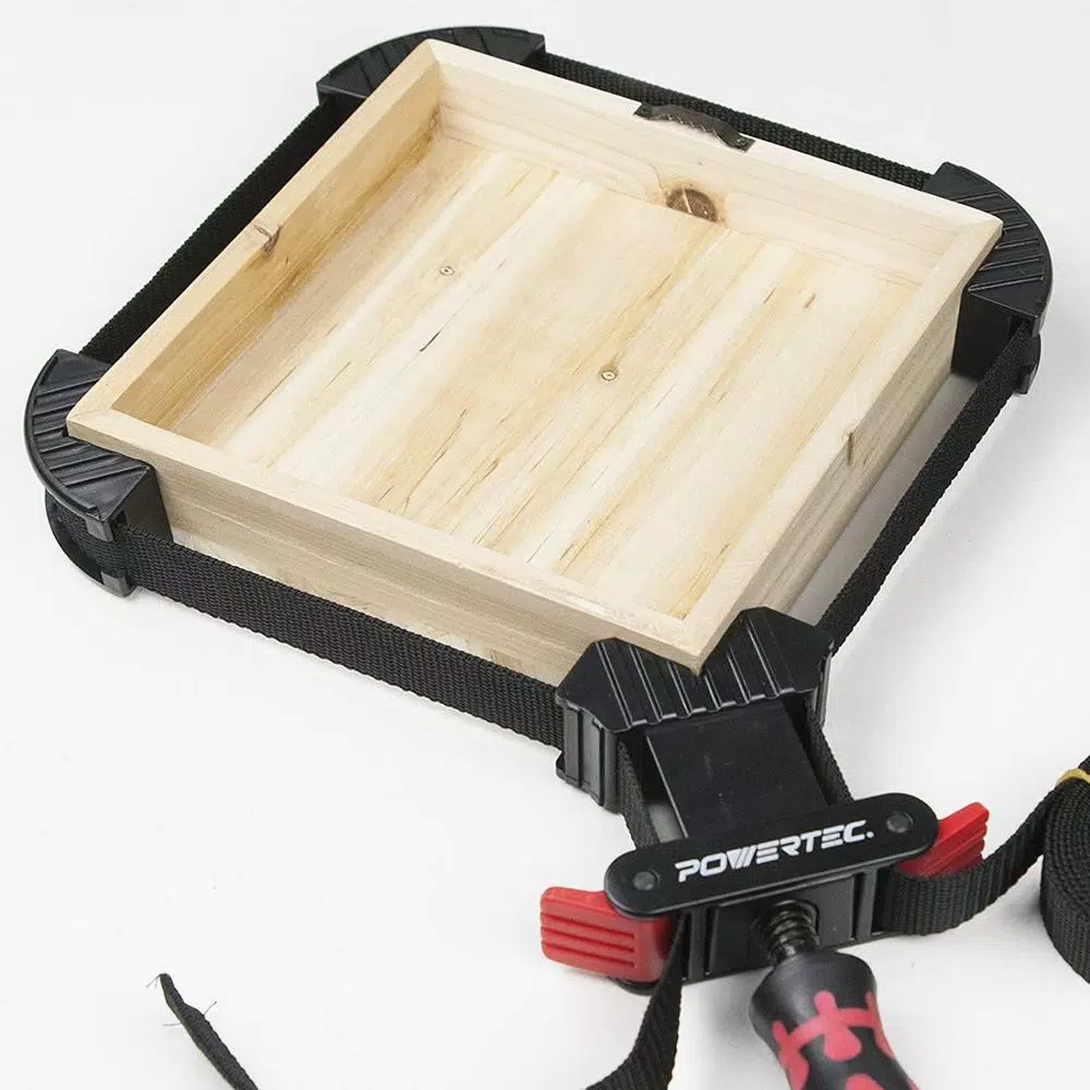 POWERTEC Deluxe Band Clamp with Quick-Release Lever for Woodworking