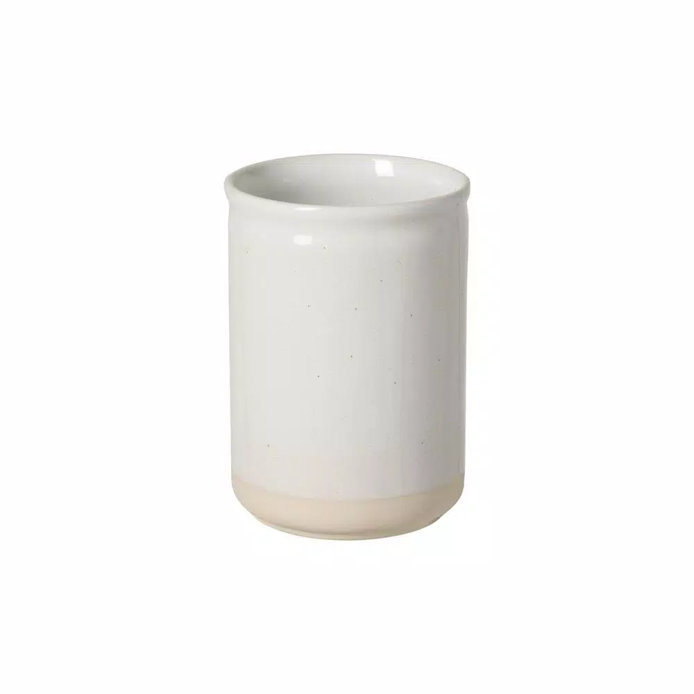 CASAFINA Fattoria White Ceramic Stoneware Utensil Canister