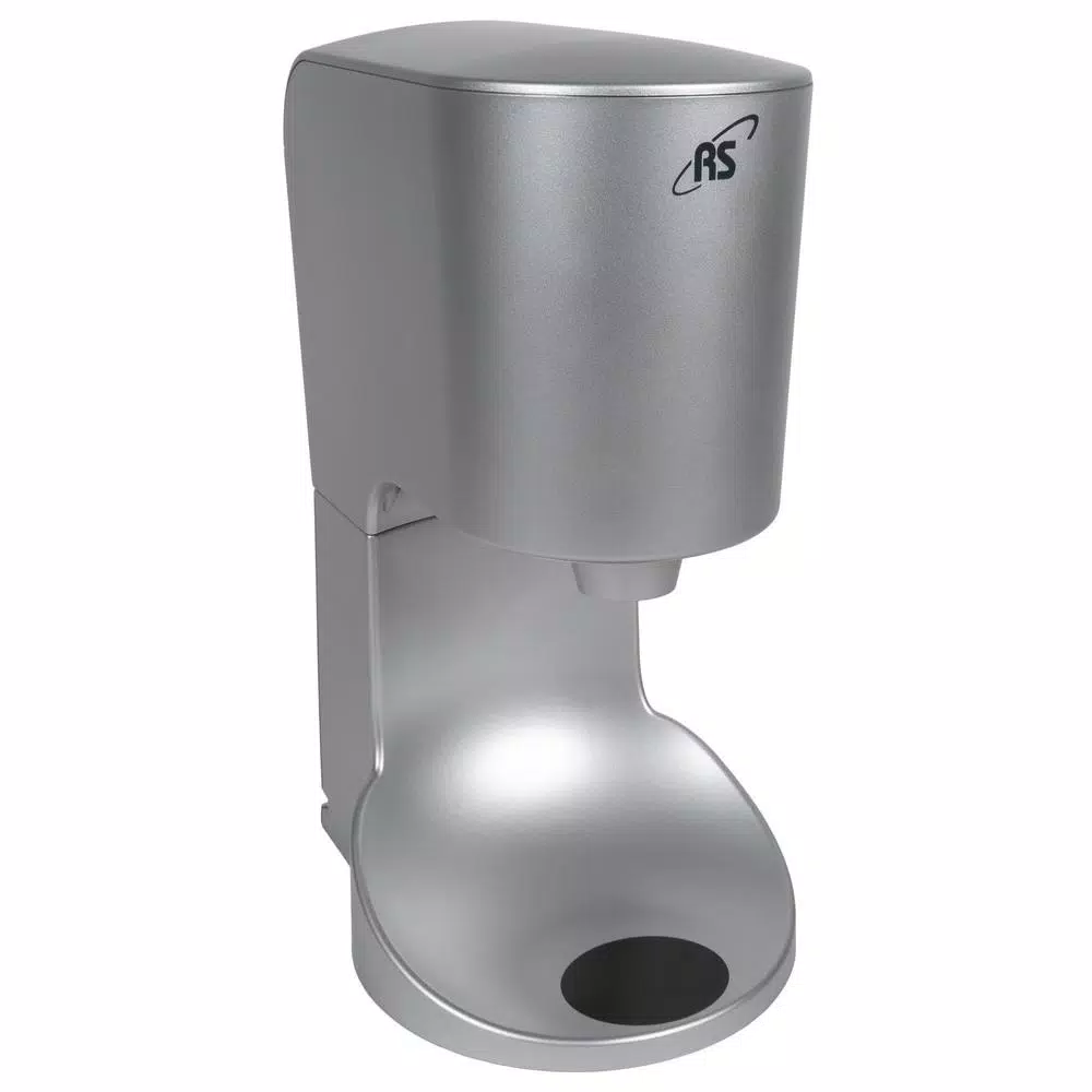 ROYAL SOVEREIGN Silver Personal Touchless Electric Hand Dryer - Automatic Sensor, Wall Mount or Countertop