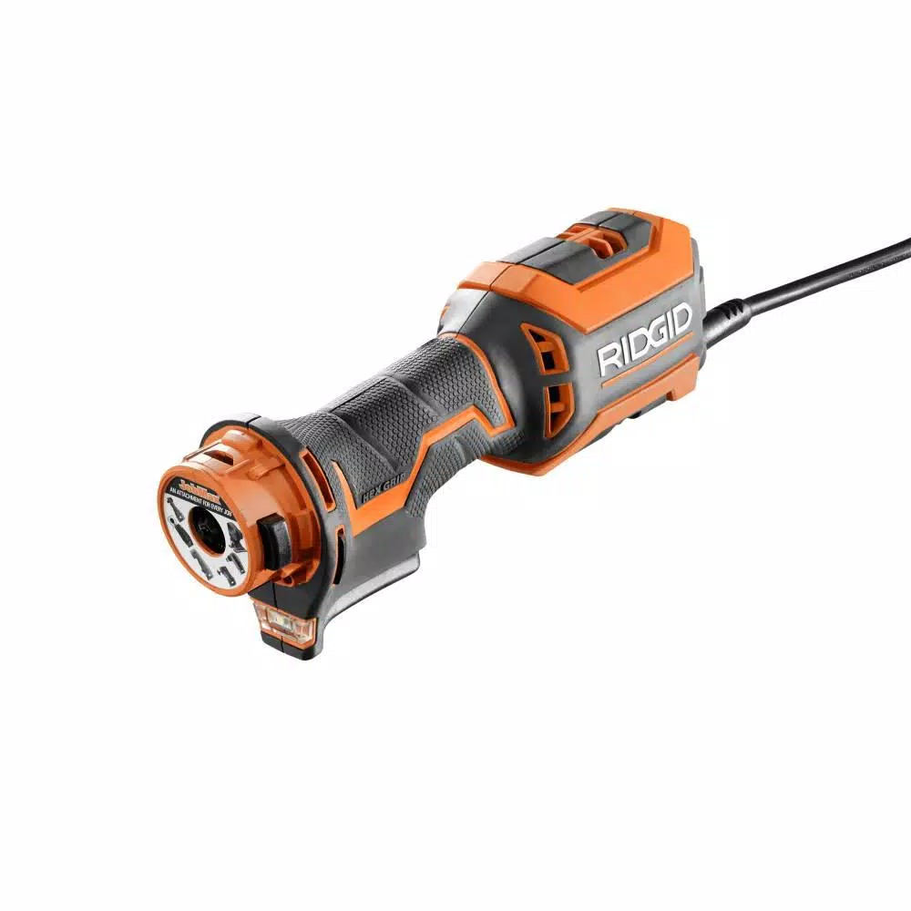 RIDGID 4 Amp Corded JobMax Multi-Tool Kit with 14-Piece Oscillating Blade Accessory Set