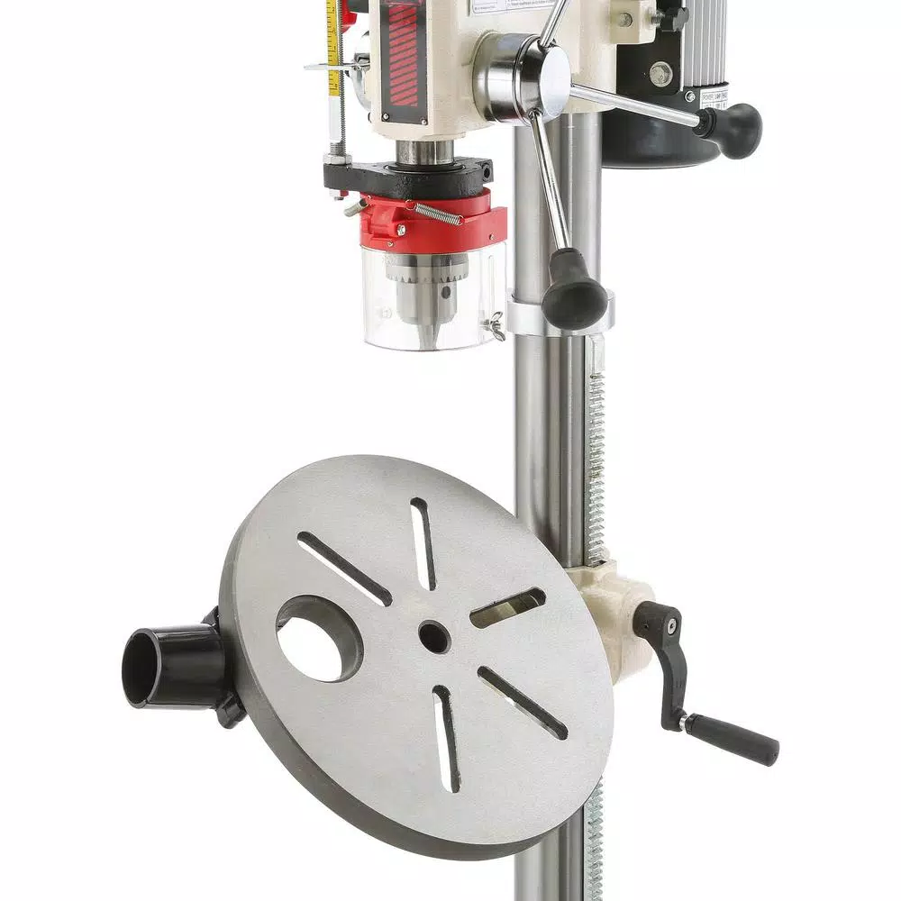 Shop Fox 13-1/4 in. Oscillating Floor Model Drill Press, 3/4 HP, 110 V