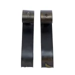 LITTON LANE 19 in. Scrolled Iron Candle Sconces with Metallic Brown Finish (Pair) thumbnail 3