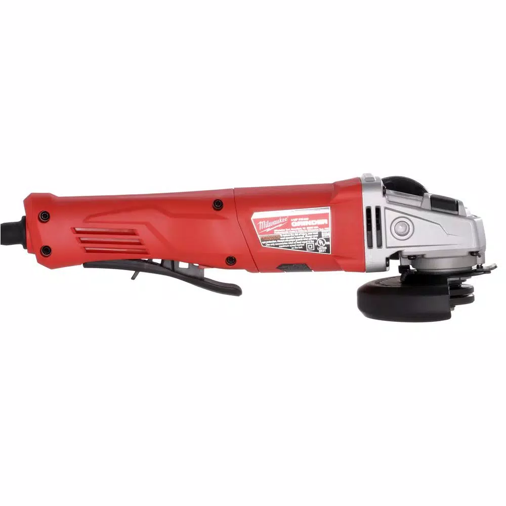 Milwaukee 11 Amp 4-1/2 in. Corded Small Angle Grinder with No-Lock Paddle Switch