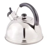 Creative Home Cobra 10.8-Cup Stainless Steel Whistling Stovetop Tea Kettle, Mirror Finish thumbnail 4