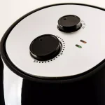Ovente 3.2 Qt. Black Stainless Steel Electric Air Fryer, 1300W with Non-Stick Removable Basket thumbnail 3