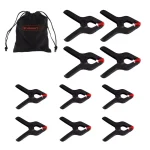 Stalwart Assorted Spring Clamps, 10-Piece Set with Storage Bag thumbnail 1