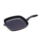 Swiss Diamond Classic Series 12 in. Cast Aluminum Nonstick Square Grill Pan, Gray thumbnail 1
