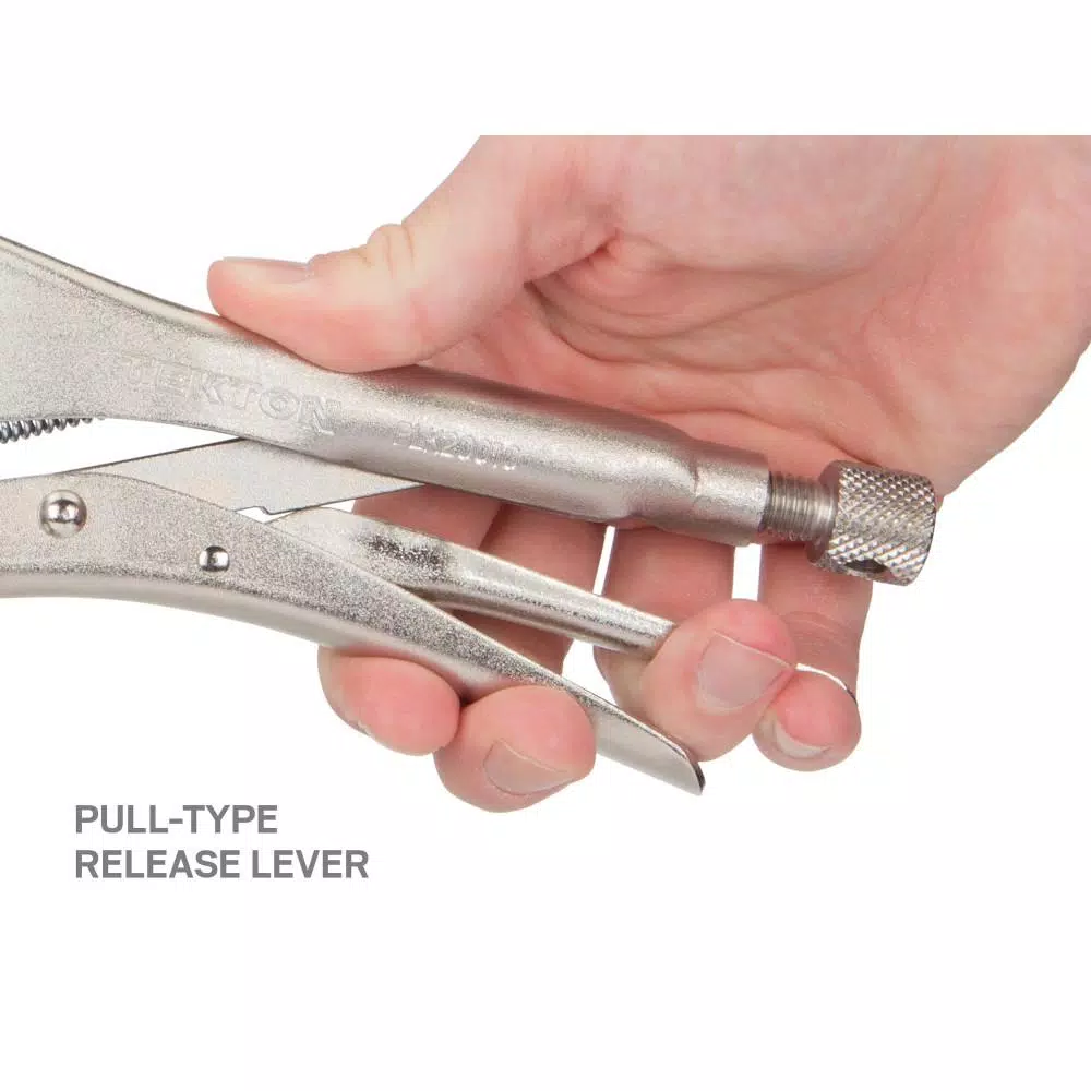 TEKTON 2-Piece Indexing Round Jaw Locking Pliers Set, 7 in. and 10 in.
