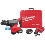 Milwaukee M18 FUEL SDS-MAX Rotary Hammer Kit with TWO 12.0 Ah Batteries & ONE-KEY thumbnail 1