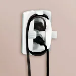 Safety 1st Outlet Cover with Built-in Cord Shortener, White thumbnail 4
