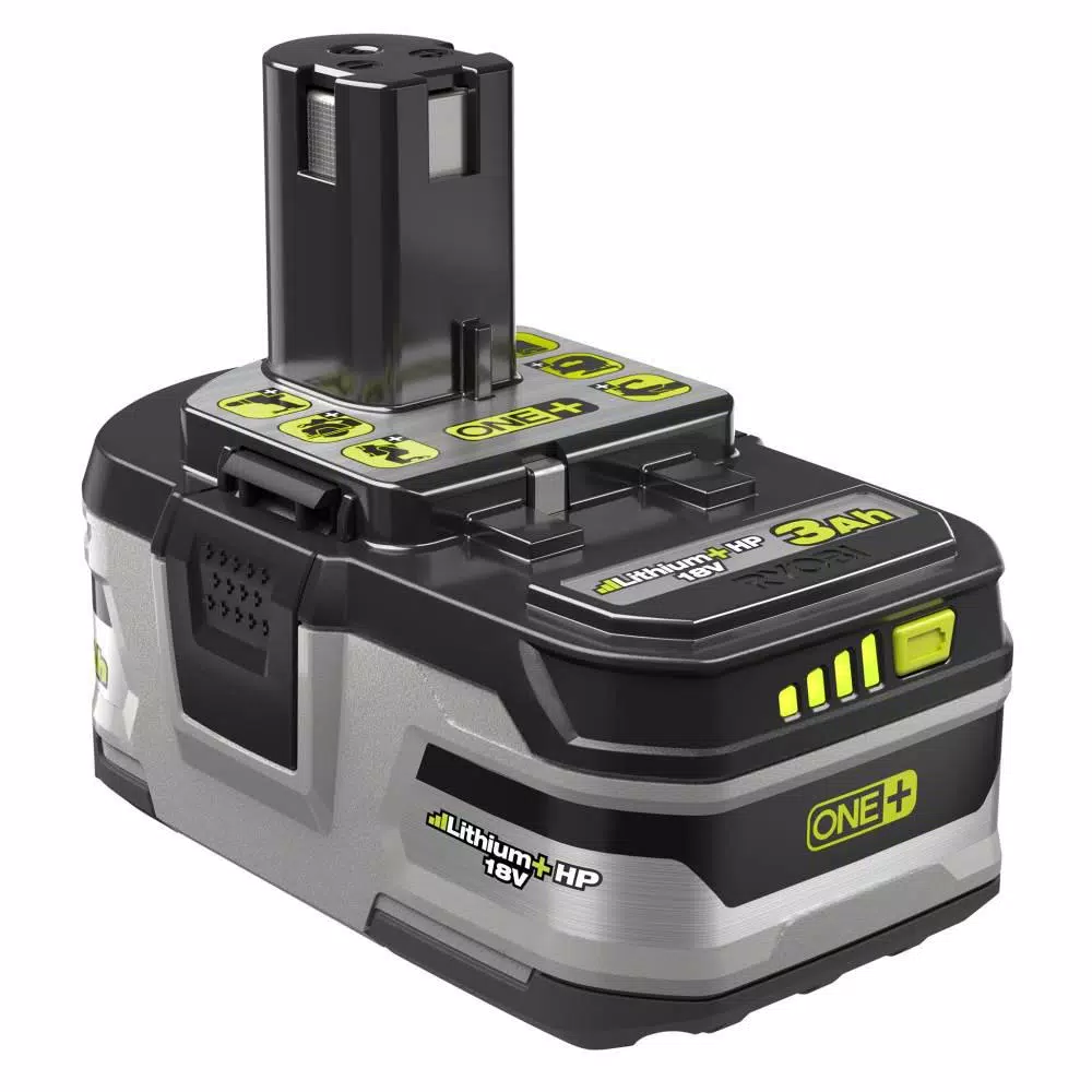 RYOBI 18V ONE+ LITHIUM+ HP High Capacity 3.0 Ah Lithium-Ion Battery 6-Pack