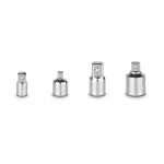 Capri Tools 4-Piece Socket Adapter and Reducer Set, Chrome Vanadium Steel thumbnail 1