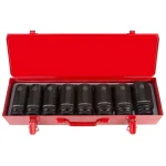 Steelman PRO 79280 3/4 in. Drive 6-Point Metric Deep Impact Socket Set, 8-Piece thumbnail 2