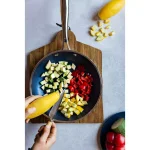 GRANITESTONE Granite Stone Blue Collection 12 in. Aluminum Non-Stick Diamond Infused Fry Pan thumbnail 3