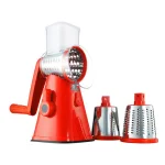As Seen on TV NutriSlicer 3-in-1 Rotating Mandoline Slicer and Grater, Stainless Steel thumbnail 1