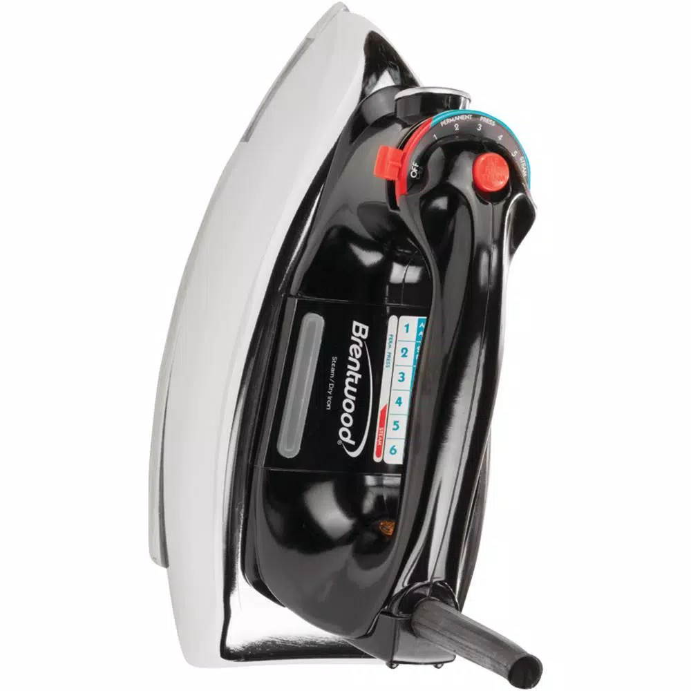 Brentwood Appliances Brentwood Classic Nonstick Steam/Dry Iron, 1100W, Black