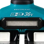 Makita 18V X2 LXT (36V) 9 in. Brushless Paddle Switch Angle Grinder Kit with 5.0 Ah Batteries & Grinding Wheels thumbnail 6