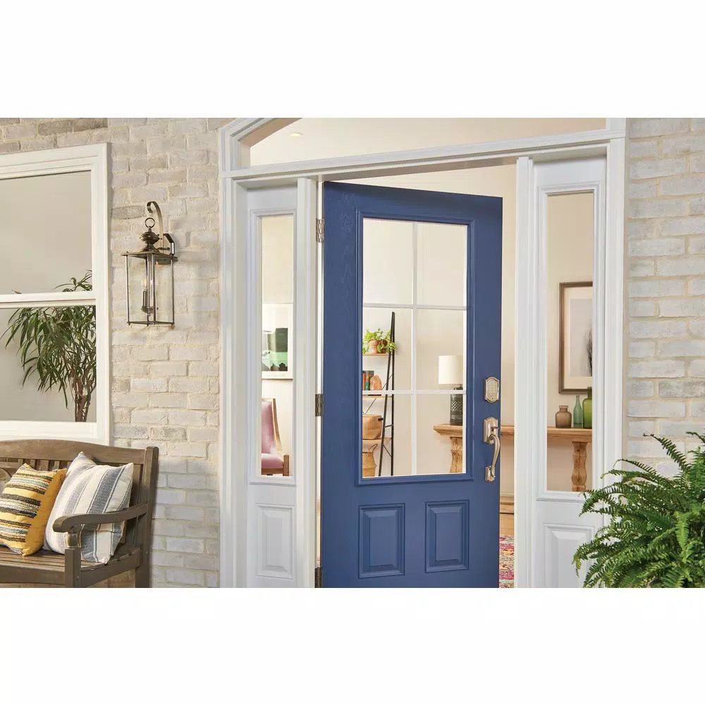 Schlage Encode Smart WiFi Deadbolt with Alarm, Satin Nickel